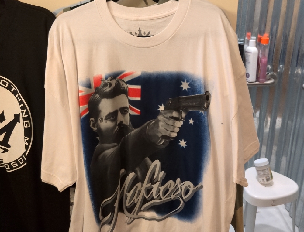 Men's White Mafioso Graphic Tee